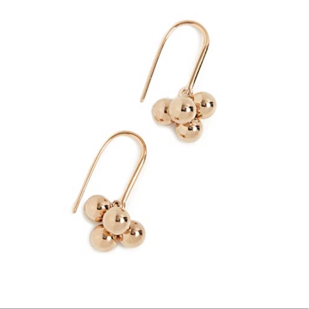 Isabel Marant Oh Gold Beaded Earrings, NWOT
